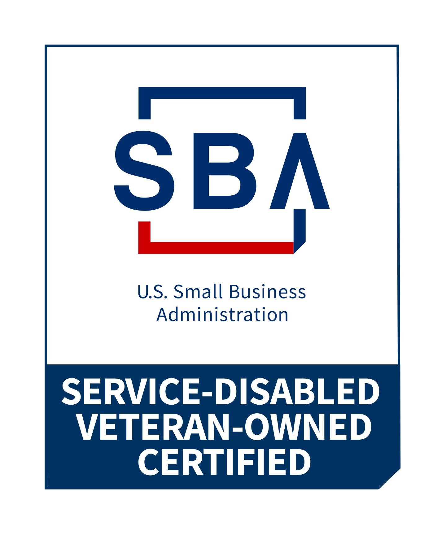 Service-Disabled Veteran-Owned (SDVOSB) Certified